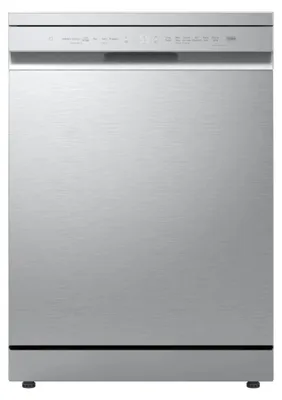 Produktbild von LG DF273FV, Freistehend, Standardgröße (60 cm), Silber, 14 Maßgedecke, B, 44 dB