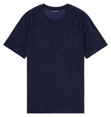 Produktbild von Emporio Armani EA7 - T-Shirt für Herren, Diamant Jacquard GT21298 (XL) (Marine)