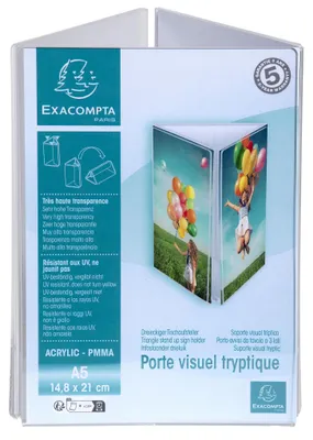 Obrázek produktu pro Exacompta 85558D Exacompta Tischaufsteller DIN A5 dreiseitig, 1 St.
