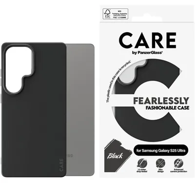 Produktbild von PanzerGlass CARE™ by ® Case Schwarz Samsung Galaxy S25 Ultra, Cover, Samsung, Samsung - Galaxy S25 Ultra, Schwarz
