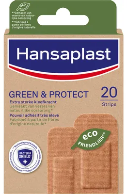 Produktbild von Hansaplast Pflaster Green & Protect (20 Stück)