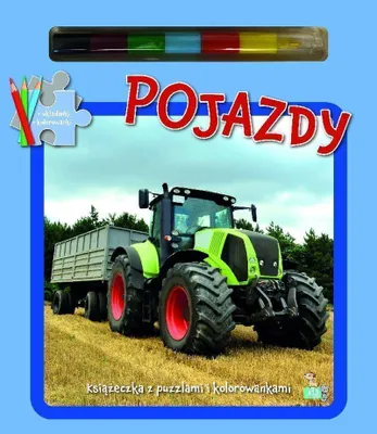 Immagine prodotto di Pojazdy. Książeczka z Puzzlami, Kolorowankami i Kredką