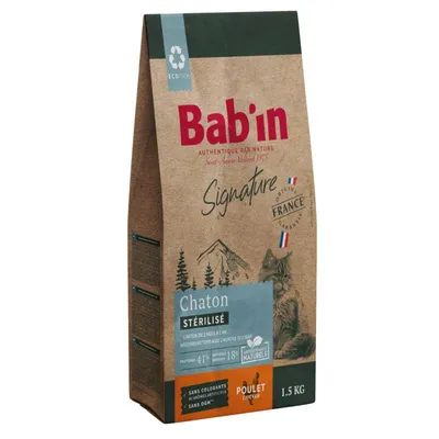 Obrázok produktu pre Bab'in Signature Kitten Kuracie pre mačiatka 3kg