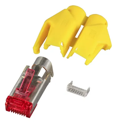 Zdjęcie produktu dla EFB Elektronik H7641.5-100, RJ-45, Żółty, Czerwony, Męska, Prosty, Cat6, S/UTP (STP)