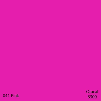 Produktbild von DIN A4 Oracal 8300 Transparent Cal – 32 Farben, Plotterfolie für Glas & Fenster, DIY Folie 1 Stk. 041Pink