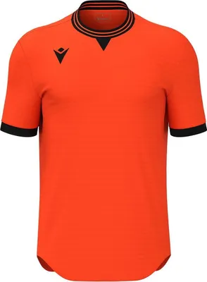 Productafbeelding van Macron Elves Shirt Korte Mouw Heren - Oranje / Zwart | Maat: XXL
