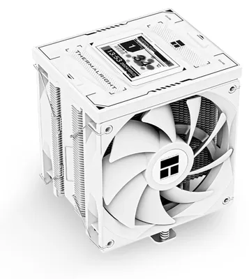 Produktbild von Thermalright Burst Assassin 120 Vision White CPU-Kühler, 2,4 Zoll IPS-Display LCD-Bildschirm mit 320x240 Auflösung, Computer-Hochleistungsradiator, für LGA1851/1700 und AM4/AM5, 156mm hohe CPU-Kühlung