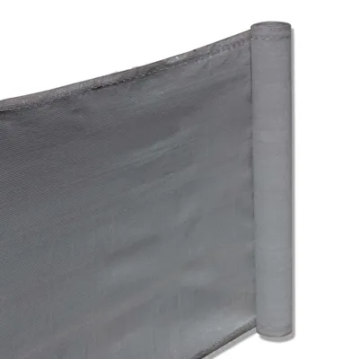 Produktbild von Balkon Sichtschutz ViewCover - inkl. Befestigungsband, Farbe:Grau, Größe:0.9 x 5 m