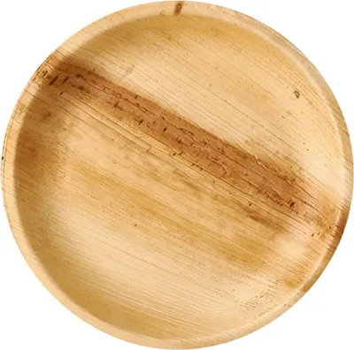 Obrázok produktu pre Papstar PAP85503, Tanier, Kolo, palmový list, Drevo, Jednofarebné, 23 cm