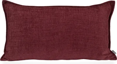 Produktbild von H.O.C.K. Lucky Kissen 70x40cm mit Biese einfarbig bordeaux col. 80