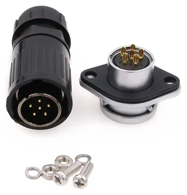 HP20 6-Pin Outdoor Wasserdichter Steckverbinder 15A 500V