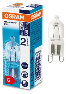 Zdjęcie produktu dla Osram Halopin Eco, 20 W, G9, 2000 h, 235 lm, Ciepłe białe