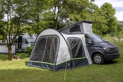Produktbild von Sonnensegel mit Front- und Seitenwänden 320x240cm Busvorzelt Campingbus Vorzelt