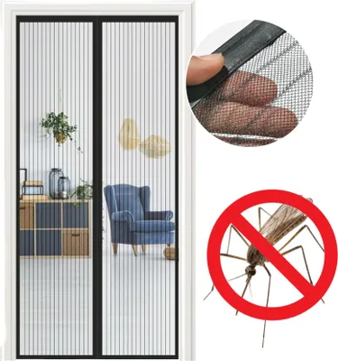 Obrázok produktu pre Magnetická sieť proti komárom pre balkónové dvere 95 x 215 cm Ochrana pred komármi