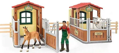 Zdjęcie produktu dla Schleich®  Schleich® Horse Club Besuch im Offenstall Set