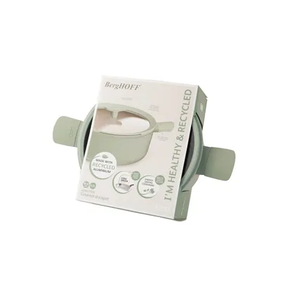 Zdjęcie produktu dla BergHOFF - Garnek z powłoką nieprzywierającą i pokrywką LEO BALANCE Eco Green 28 cm 6,2 L