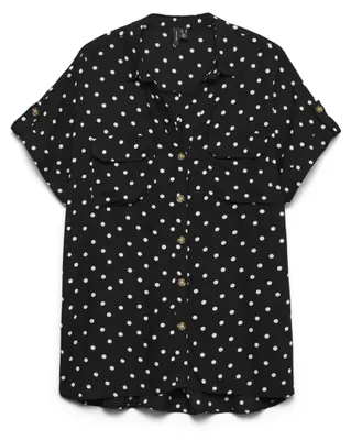 Productafbeelding van Vmbumpy T-shirt met all-over print, geweven materiaal, nieuwste collectie