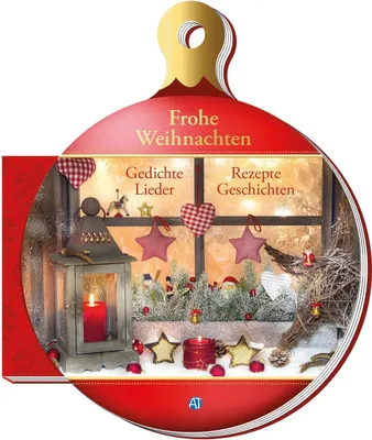 Produktbild von Weihnachtskugelbuch "Frohe Weihnachten"