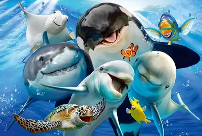Produktbild von Schmidt Puzzle Unterwasserfreunde 200 Teile für Kinder ab 8 Jahren
