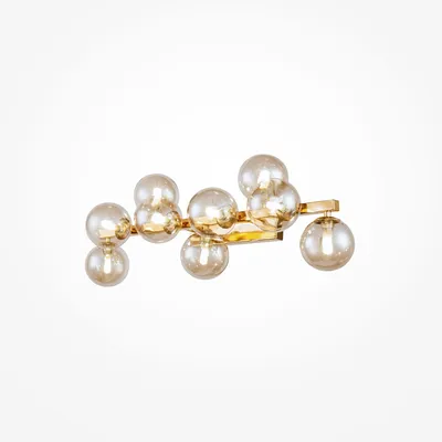 Produktbild von Maytoni Moderne Wandleuchte Dallas 9xG9 excl. in Gold aus Metall Glas 28 W für Küche, Schlafzimmer, Wohnzimmer, Esszimmer, Lobby