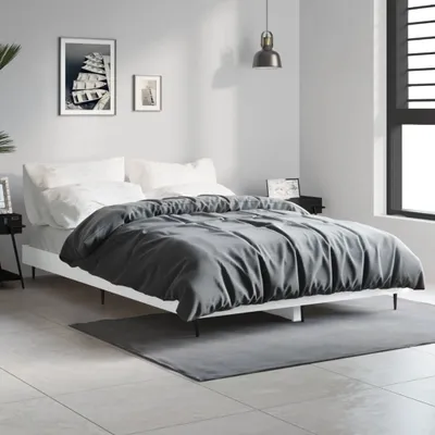 Produktbild von Bettgestell Weiß 120x190 cm Holzwerkstoff , Klassische Betten Design 2024
