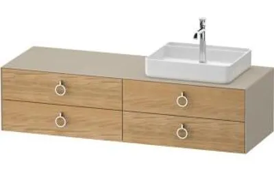 Produktbild von DURAVIT WT4995RH5600000 Konsolen-WTU wh White Tulip 550x1600x