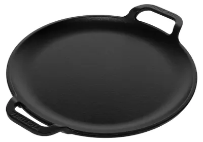 Image de Omgoods - Plaque de cuisson en fonte émaillée de 25 cm - Idéale pour les pizzas et les grillades