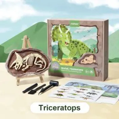 Image de Mideer Digging Dinosaurs - Triceratops