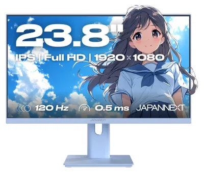 Produktbild von JAPANNEXT JN-I238FHD120F-HSP-BB, 60,5 cm (23.8"), 1920 x 1080 Pixel, Full HD, LCD, 0,5 ms, Blau