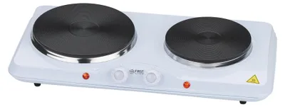 Immagine prodotto di TZS First Austria - Piastra di cottura doppia 2500W - ghisa - 185 e 150 mm - regolazione continua del termostato - bianco