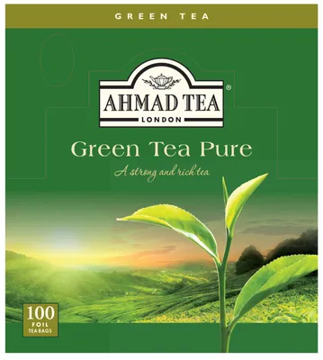 Immagine prodotto di Tè Ahmad - Tè verde gusto puro sigillato singolarmente 200g, 100 bustine