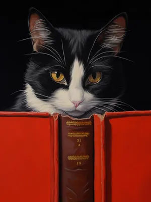 Produktbild von Poster 15x20cm Katzen Schüler