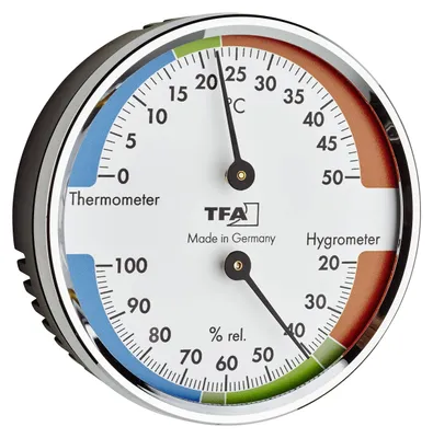 Obrázok produktu pre 45.2040.42 TFA analógový teplomer s vlhkomerom