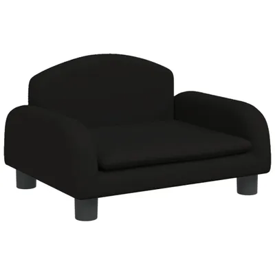 Zdjęcie produktu dla vidaXL Legowisko dla psa czarne 50x40x30 cm tkanina