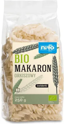 Zdjęcie produktu dla MAKARON (ORKISZOWY) ŚWIDERKI250 g - NIRO