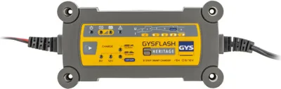 Immagine prodotto di GYS GYSFLASH HERITAGE 6A 029538 Caricabatterie automatico 12 V, 6 V 0,8 A 6 A