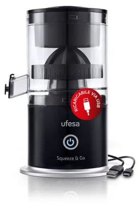 Tragbare Zitruspresse, USB-C, 1500 mAh, 220 ml, BPA-frei