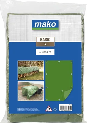 Produktbild von Abdeckplane m.Ösen 80g/m² 3x4m