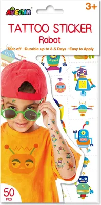 Obrázek produktu pro Avenir Tattoo Sticker Robot