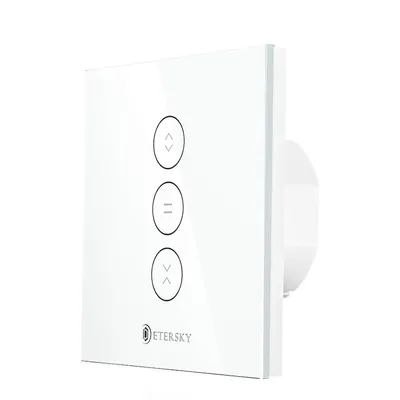Image de Etersky Smart interrupteur pour volets roulants avec panneau tactile compatible avec Alexa Google Assistant