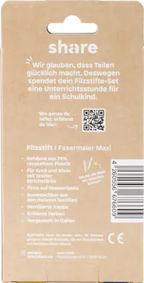 Zdjęcie produktu dla flamastry Maxi 4-0004-6 różne 6 szt