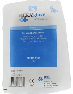 Produktbild von Heka Verbandhandschuhe Größe L (2 Stück)