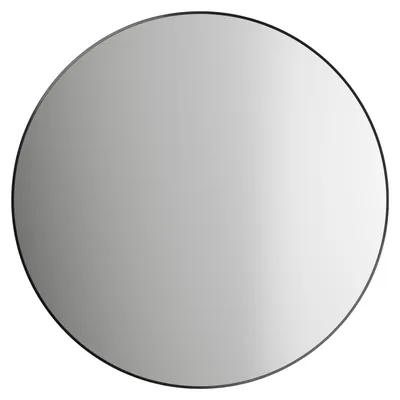 Immagine prodotto di Talos Picasso specchio rotondo nero Ø 80 cm - con cornice in alluminio di alta qualità per un ambiente elegante - Perfetto specchio rotondo da bagno che unisce eleganza e funzionalità