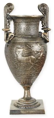Produktbild von Casa Padrino Barock Vase Bronze 21 x 18 x H. 44 cm - Prunkvolle Gusseisen Blumenvase - Barock Wohnzimmer Deko - Barock Garten Deko - Barock Deko Accessoires