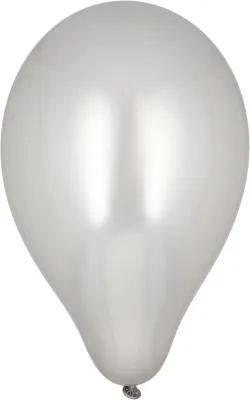 Produktbild von 100 Luftballons Ø 25 cm silber