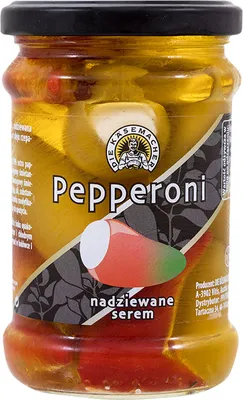 Obrázek produktu pro Paprika pepperoni plněná čerstvým sýrem 250 g