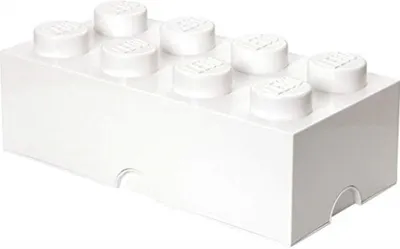 Zdjęcie produktu dla R.C. LEGO Storage Brick 8 biały 40041735 - Pokój Kopenhaga 40041735 - (Zabawki / PLAYMOBIL / LEGO)