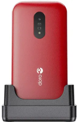 Obrázok produktu pre Doro 2820, Vyklápací, Single SIM, 7,11 cm (2.8"), Bluetooth, 1000 mAh, Červená, Biela