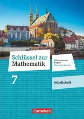 Immagine prodotto di Schlüssel zur Mathematik 7. Schuljahr. Oberschule Sachsen - Arbeitsheft mit Lösungsbeileger