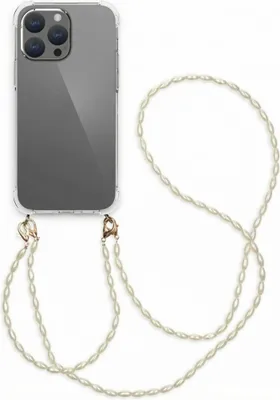 Produktbild von imoshion Handykette mit Perlen + Handgelenkschlaufe iPhone 15 Pro Max - Transparent